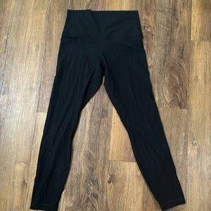 Lululemon align leggings. Ribbed, 25” length.